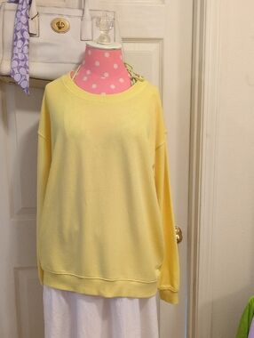 C&C California Pale Yellow Crewneck Sweatshirt